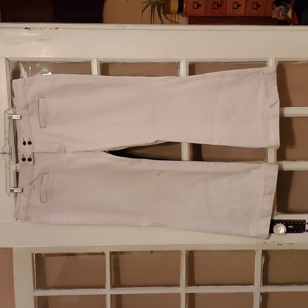 Plus sized wide legged denim jeans